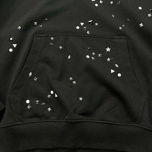 Metal Stud Detail Boxy Fit Hoodie detail image 6