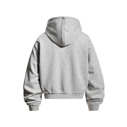 Napoleon Cord Embroidery Boxy Zip Up Hoodie detail image 5