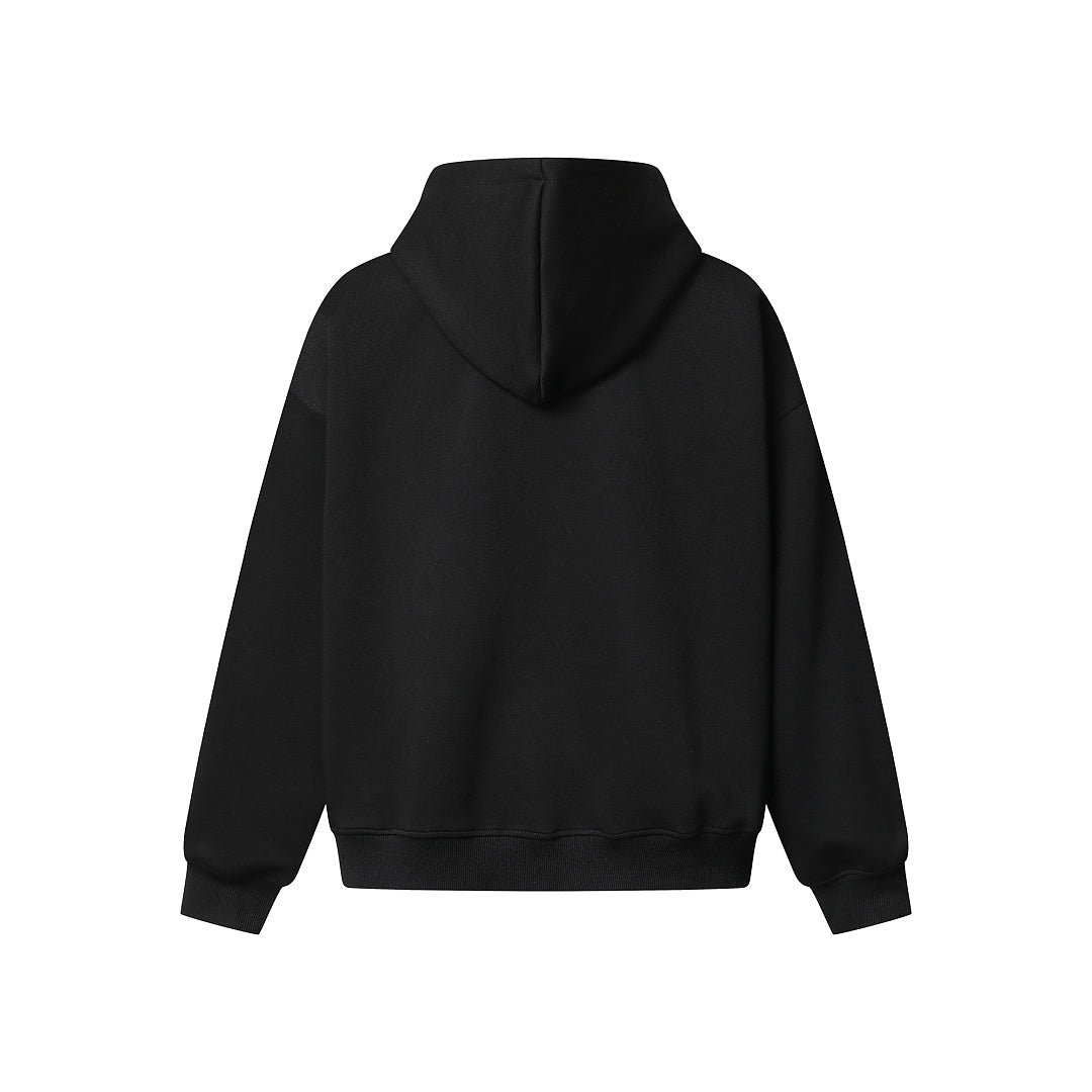 Embroidered Pegasus Zip Up Hoodie detail image 5