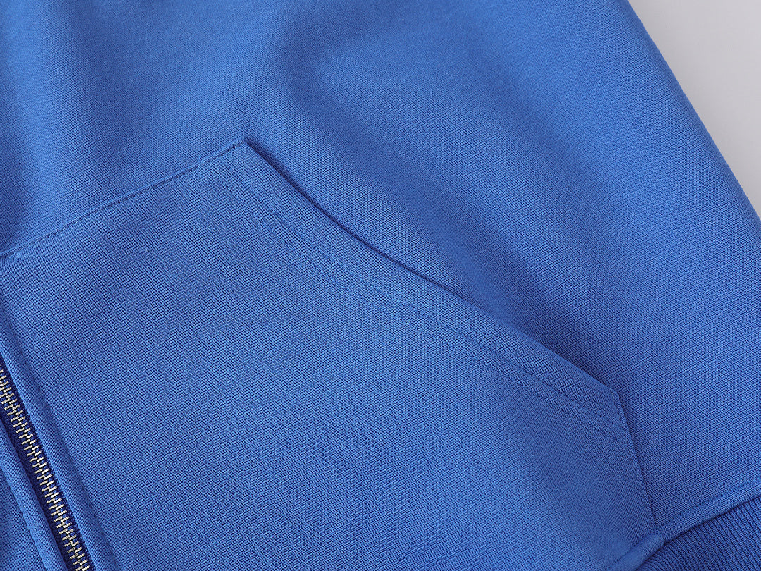 Embroidered Pegasus Zip Up Hoodie detail image 7