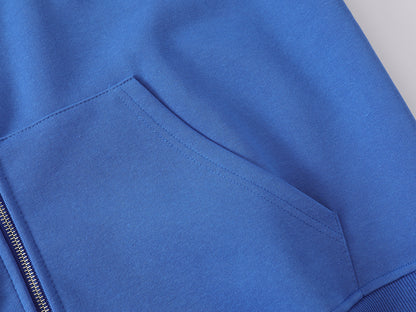 Embroidered Pegasus Zip Up Hoodie detail image 7