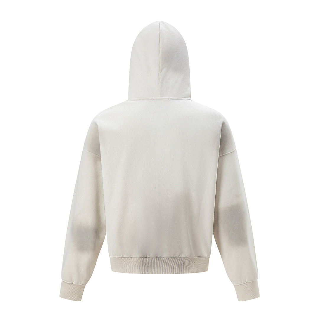 Script Number Graphic Zip Up Hoodie detail image 5