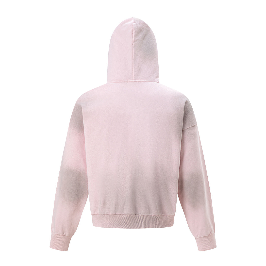 Script Number Graphic Zip Up Hoodie detail image 3