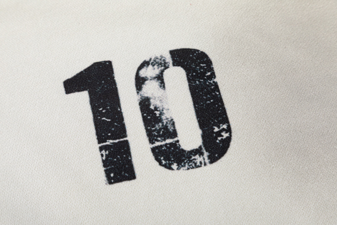 Script Number Graphic Zip Up Hoodie detail image 7