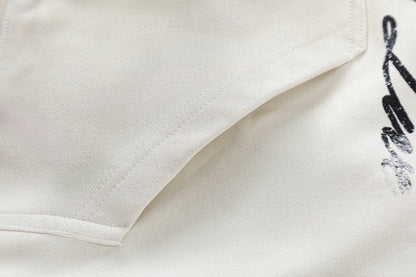 Script Number Graphic Zip Up Hoodie detail image 9