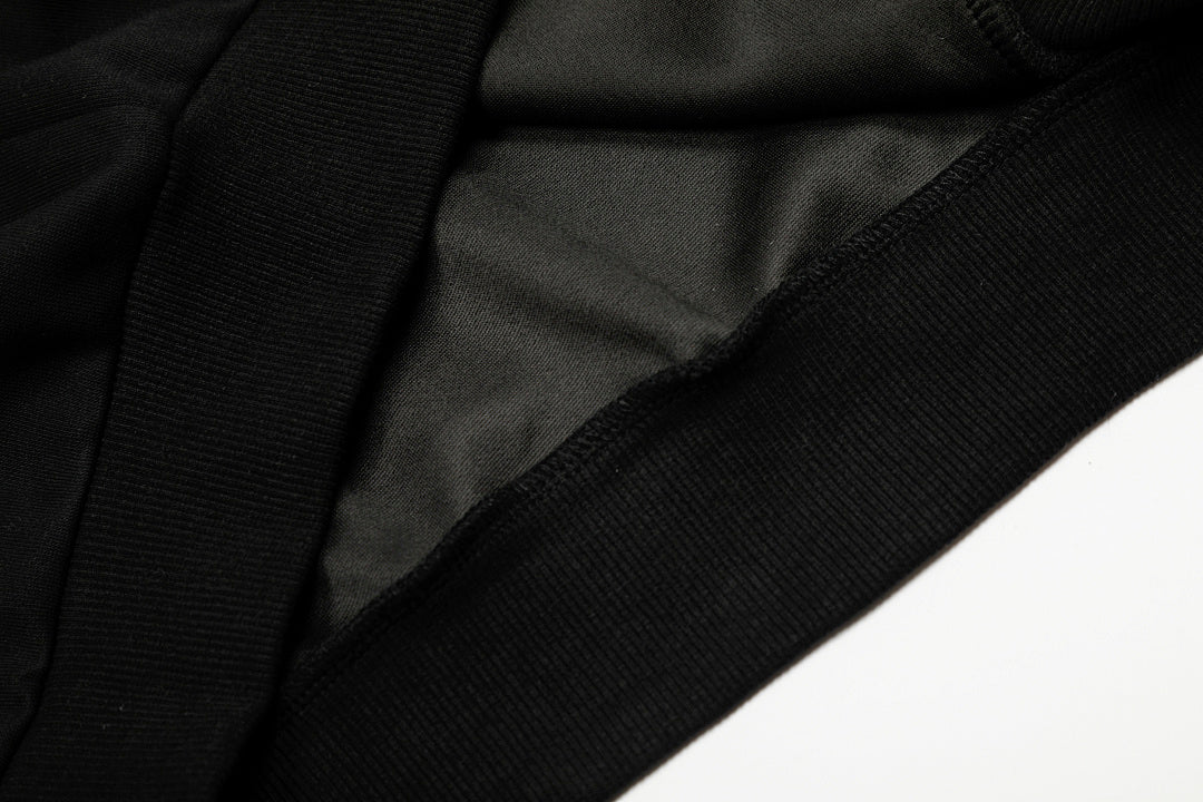 Star Rhinestone Fur Collar Zip Up Hoodie detail image 9