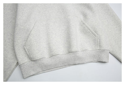 Solid Boxy Pullover Hoodie detail image 5