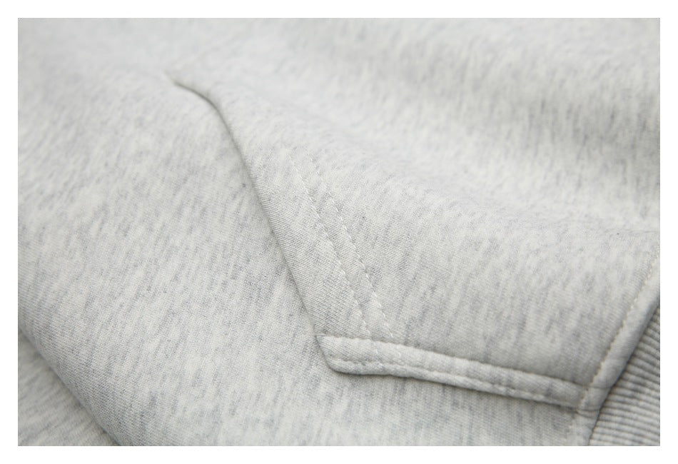 Solid Boxy Pullover Hoodie detail image 6