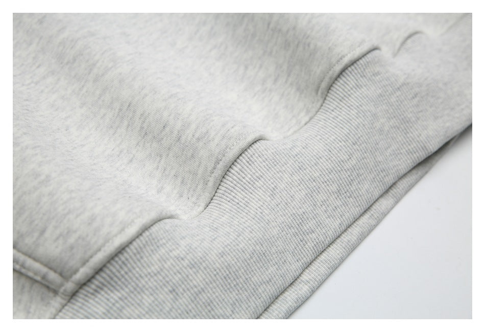Solid Boxy Pullover Hoodie detail image 8