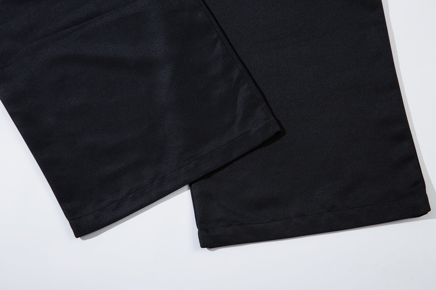 Men's Wide-Legged Black Trousers - Santo 