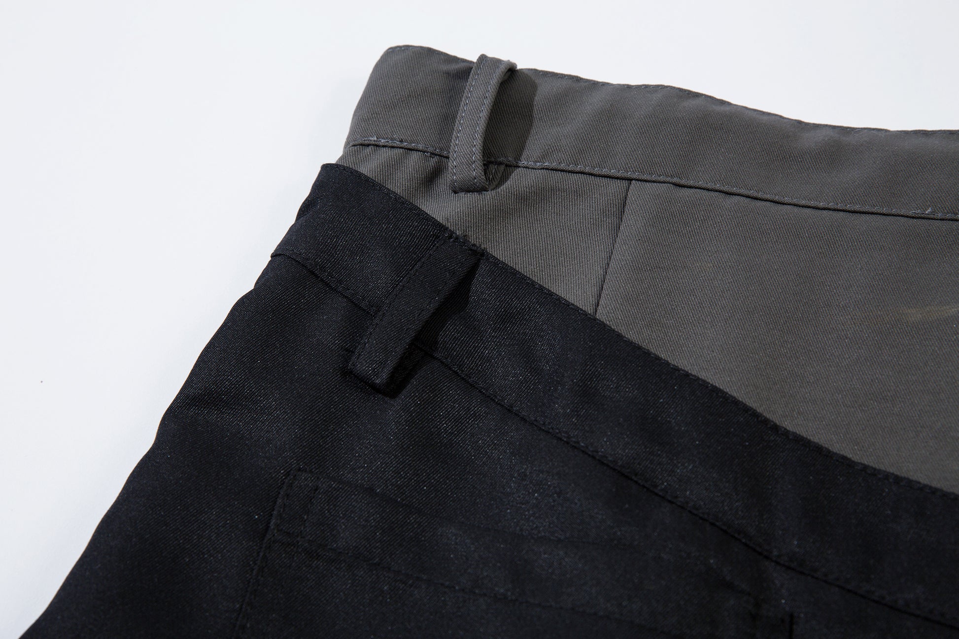 Men's Wide-Legged Black Trousers - Santo 