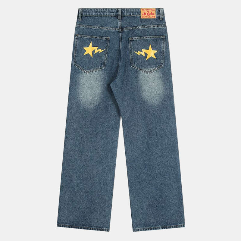 'Smiley' Jeans - Santo 