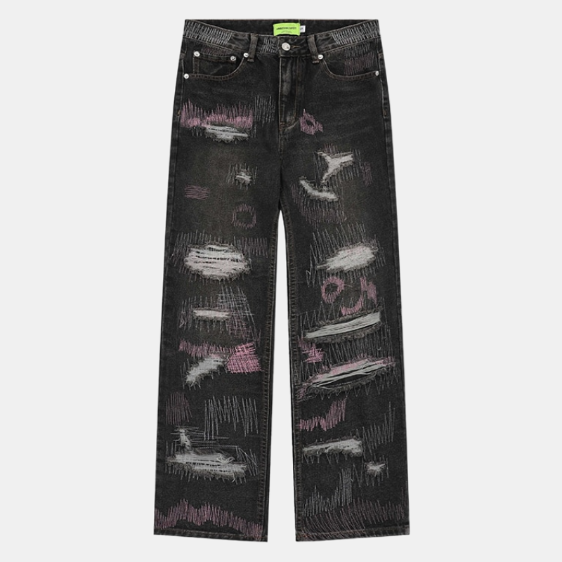 'Stitches' Jeans - Santo 