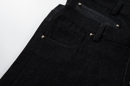 Double Waist Baggy Barrel Jeans detail image 7