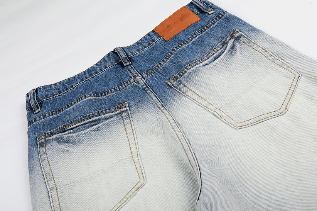 Gradient Whisker Jeans detail image 7