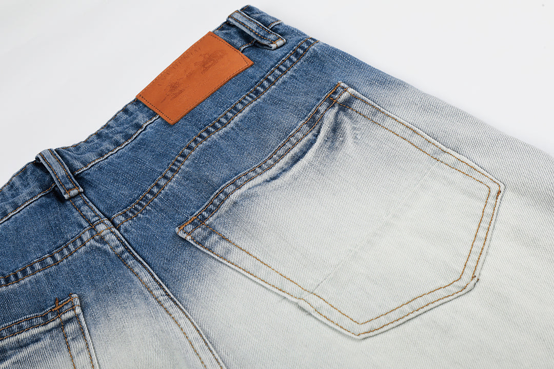 Gradient Whisker Jeans detail image 8
