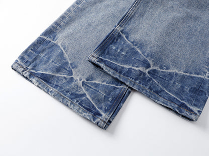 Washed Print Jeans detail image 4