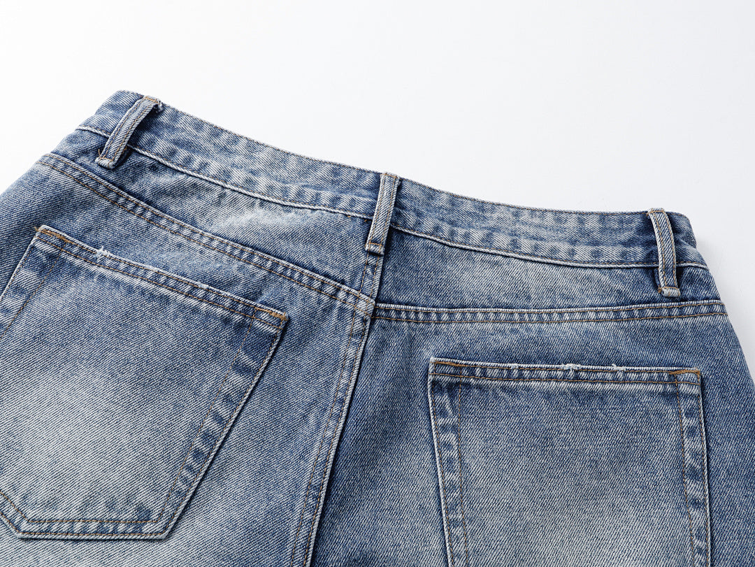 Washed Print Jeans detail image 5