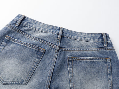 Washed Print Jeans detail image 5