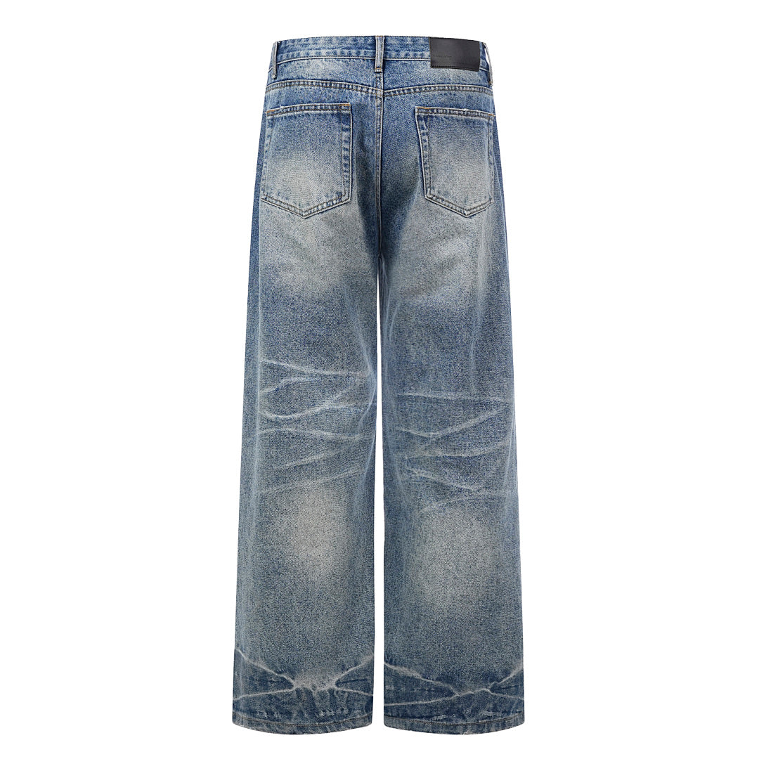 Washed Print Jeans detail image 6