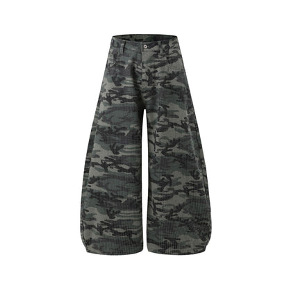Rhinestone Camo Baggy Barrel Jeans Camo product image