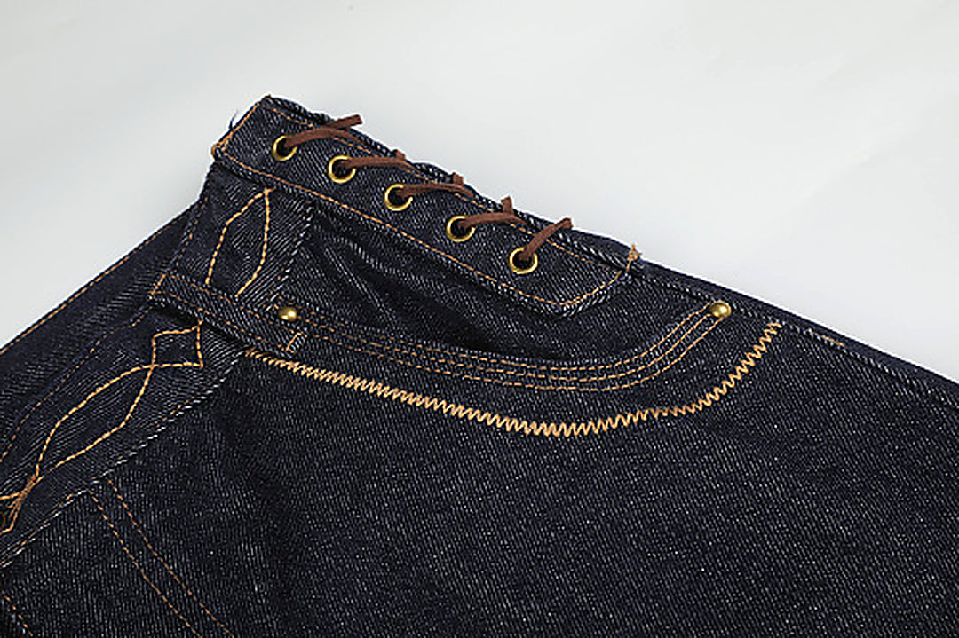 Lace Up Jeans detail image 5