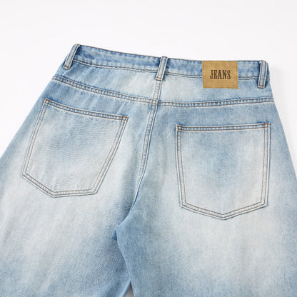 Seam Panel Baggy Barrel Jeans detail image 6