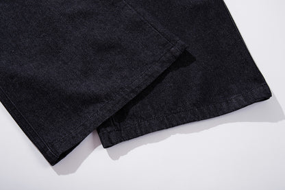 Ornamental Cross Embroidered Baggy Jeans detail image 6
