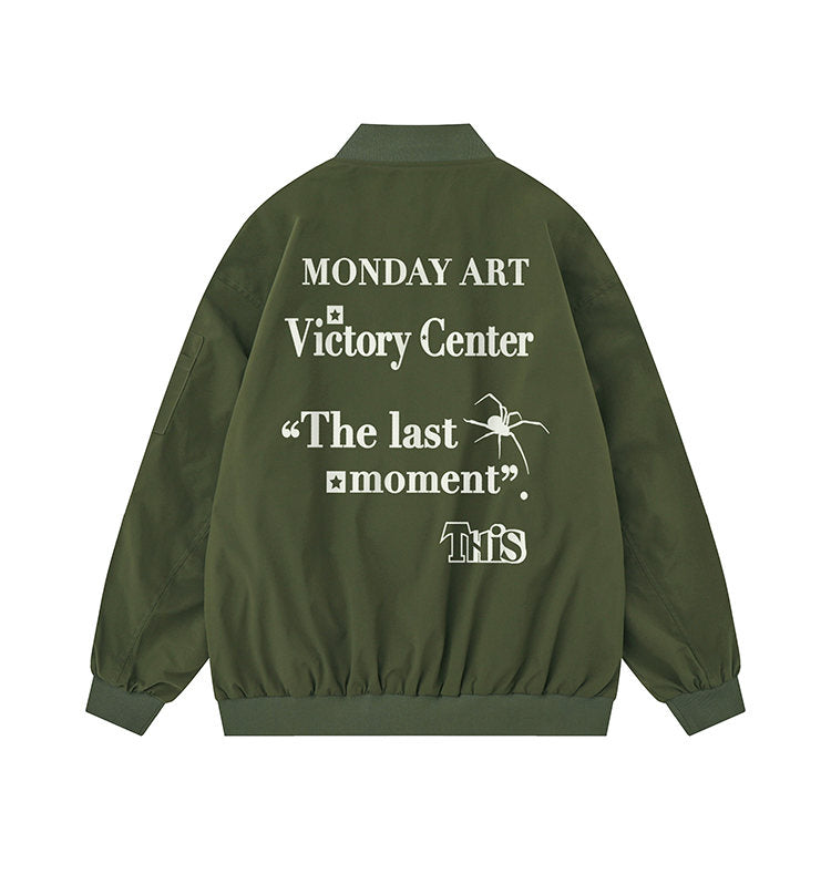 Final Moment | Varsity Inspired Bomber Jacket