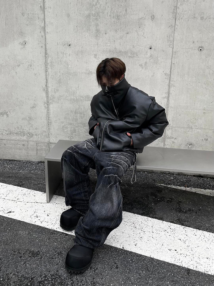 Luxe Shield | High Gloss Puffer Jacket