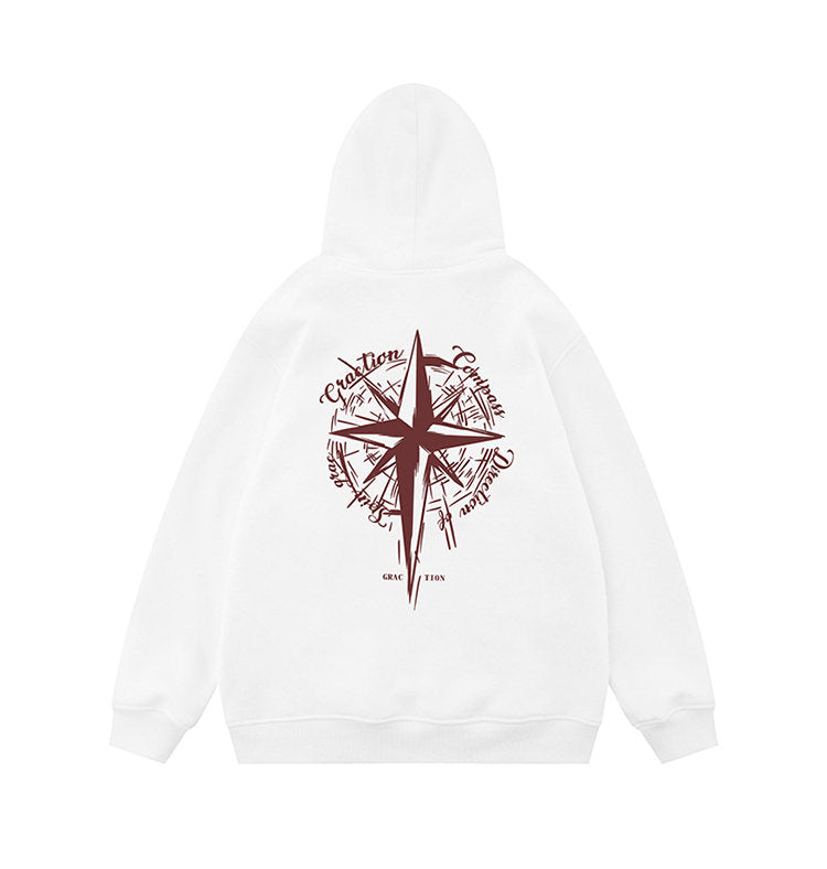 Star Compass | Minimalist Graphic Hoodie