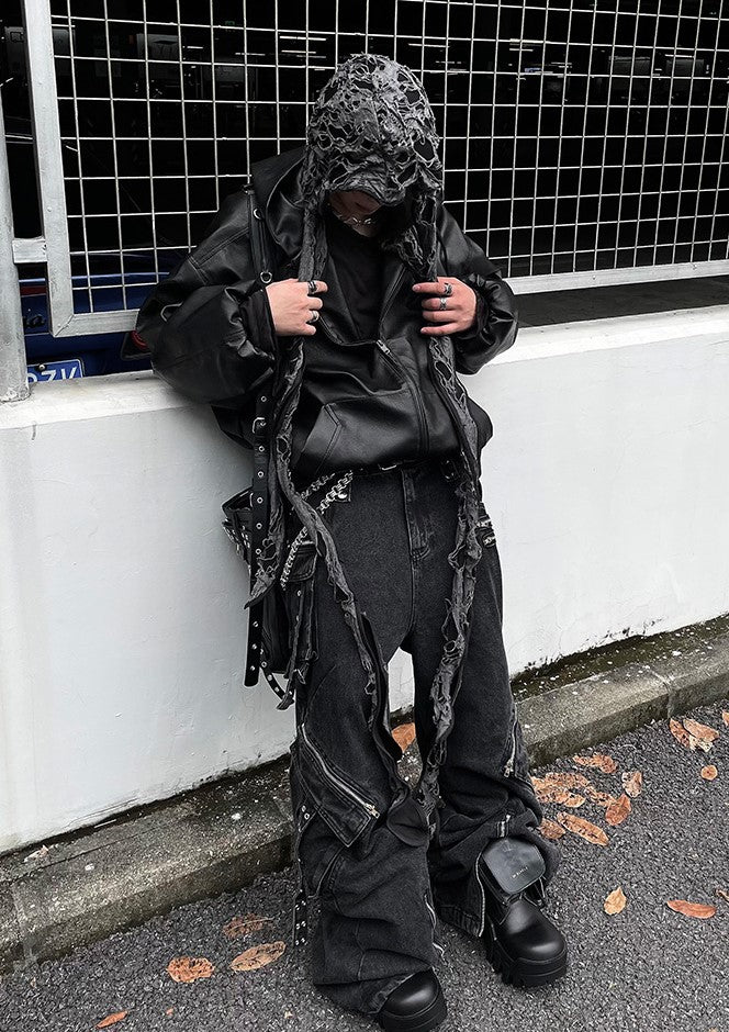 Phantom Drift | Streetwear Zip-Up Jacket