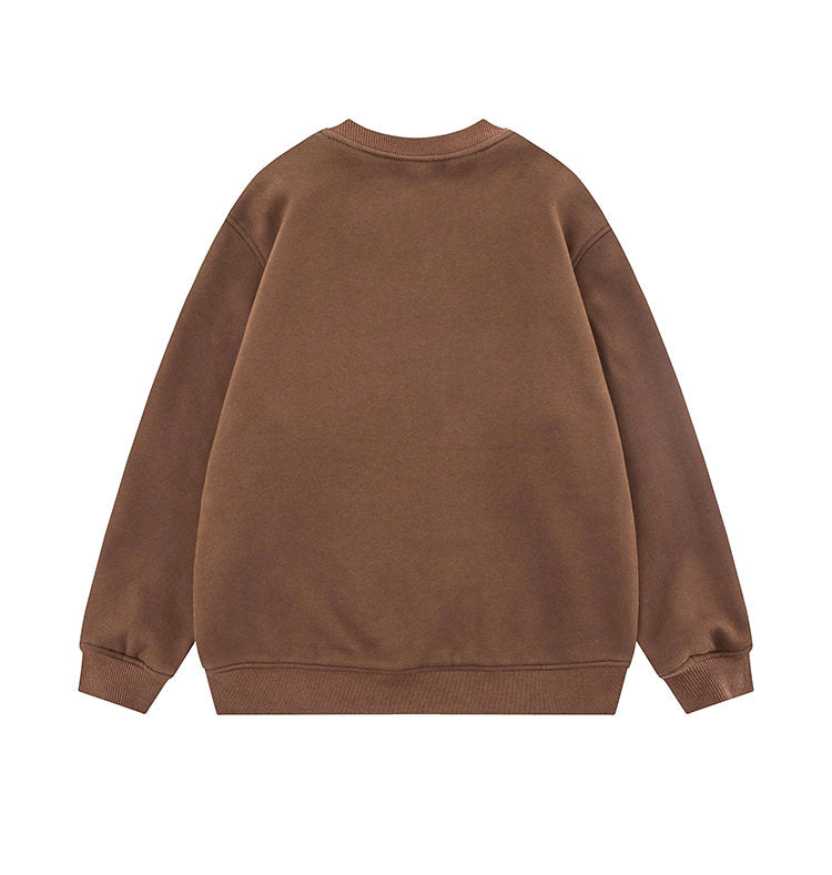 Vintage Charm | Grafik Entspannte Passform Sweatshirt