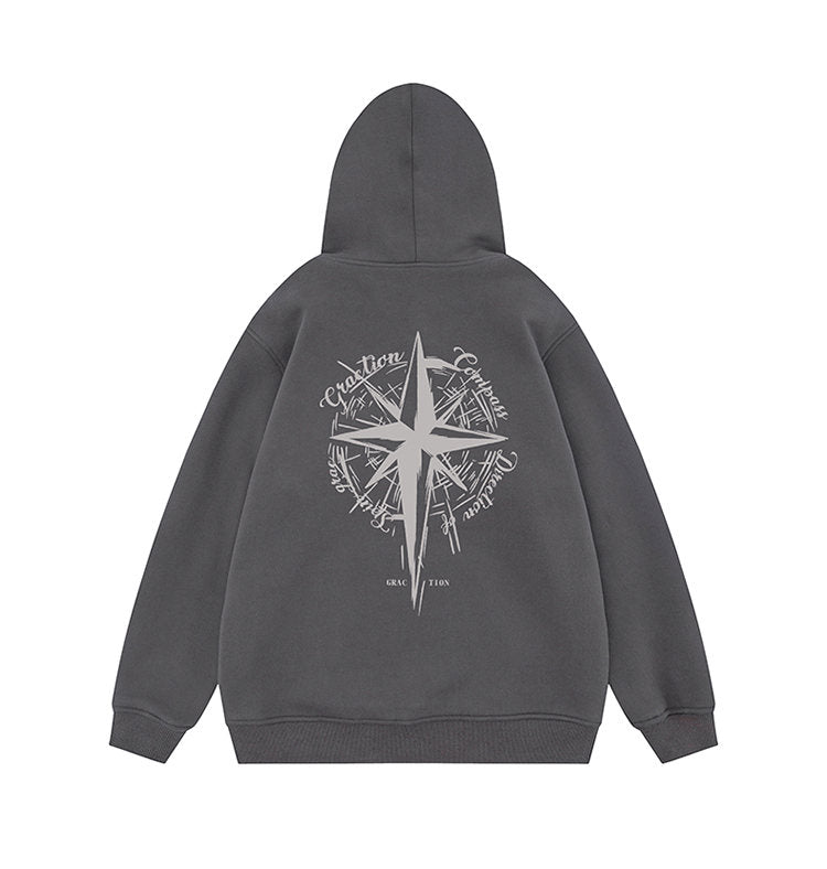 Star Compass | Minimalist Graphic Hoodie