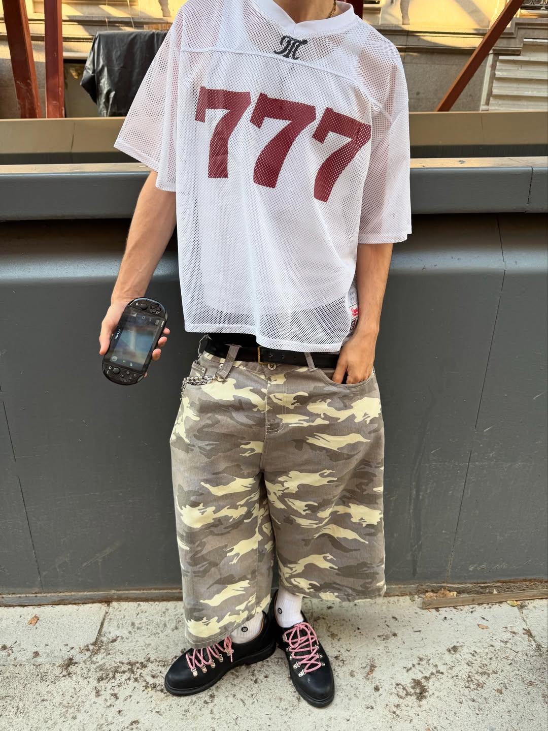 Mesh 777 | Oversized Jersey - Santo 