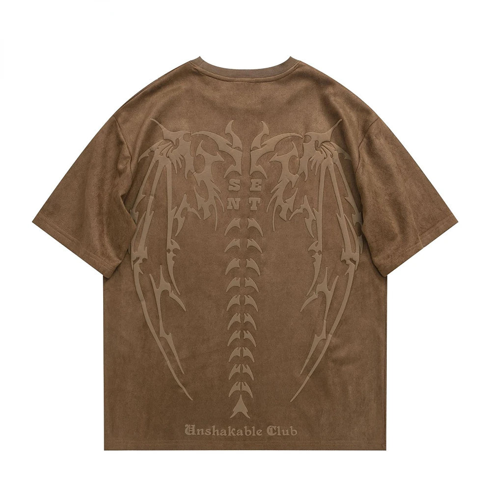 'Skeleton Wings' T shirt - Santo 