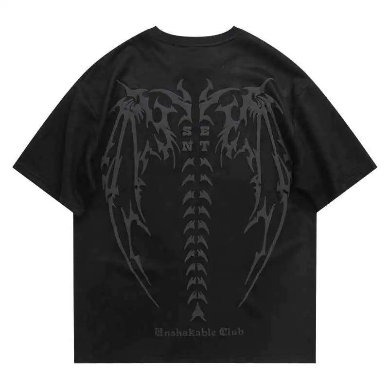 'Skeleton Wings' T shirt - Santo 