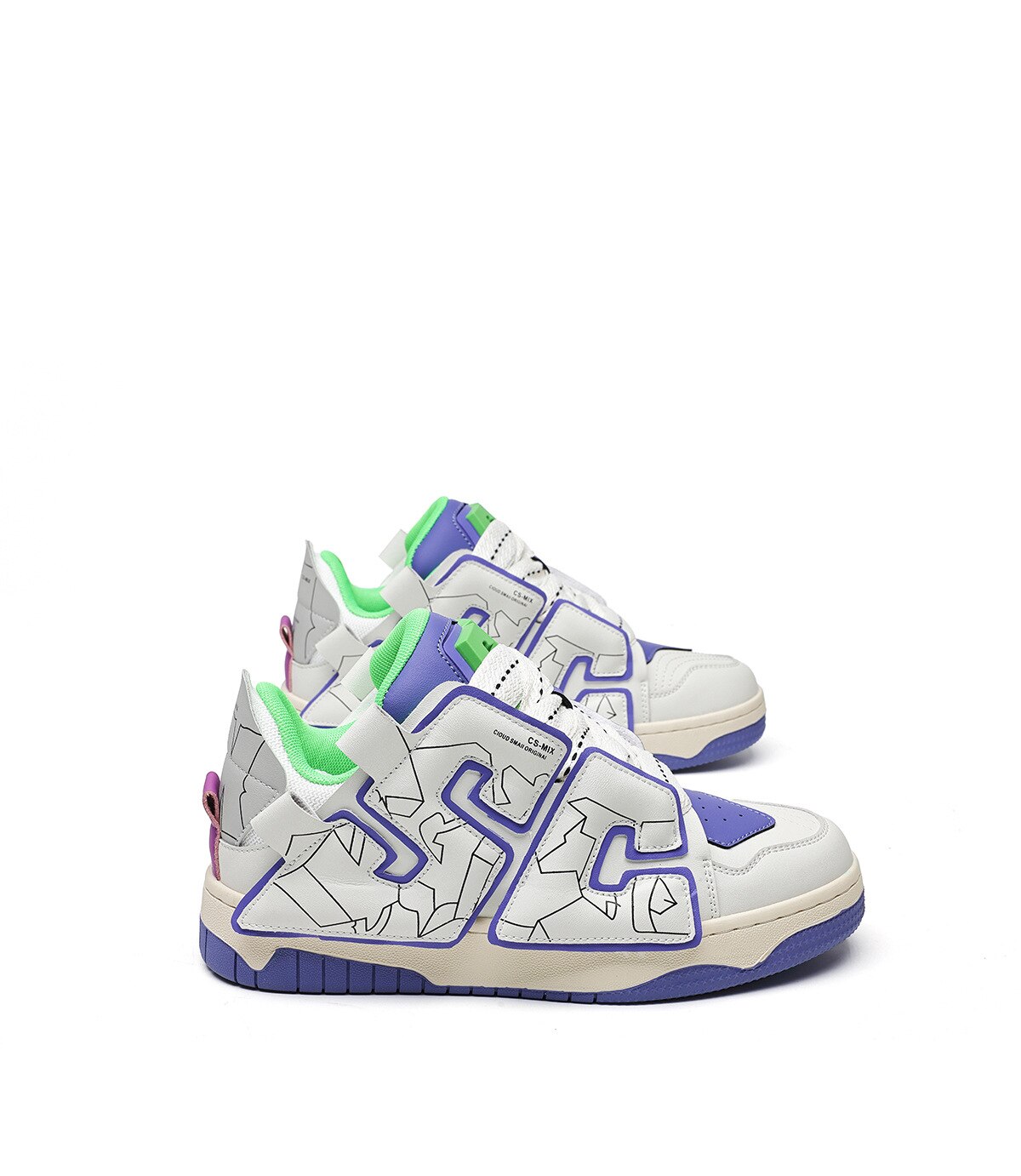 Breathable Height Increasing Hard-Wearing Lace-up Casual Versatile Sports Shoes Men Couple Hip-Hop Skateboard Bread Shoes - Santo 