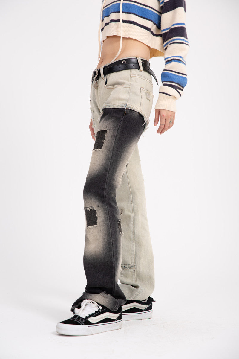 'Halved' Jeans - Santo 