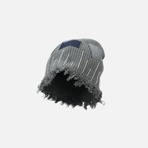 Distressed Denim | Patchwork Beanie