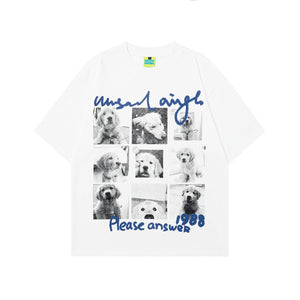 Puppy Grid | Graphic Photo Print Tee