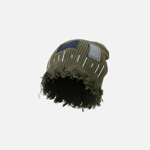 Distressed Denim | Patchwork Beanie