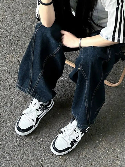 Anime Cat Graphic Low Top Sneakers on foot styling image 2