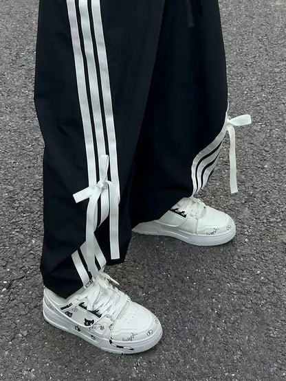 Anime Cat Graphic Low Top Sneakers on foot styling image 4