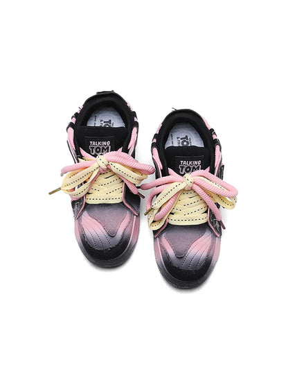 Color Block Graphic Casual Sneakers detail image 4