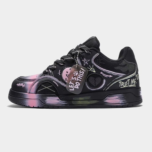 Broken Heart Graphic Low Top Sneakers main product image