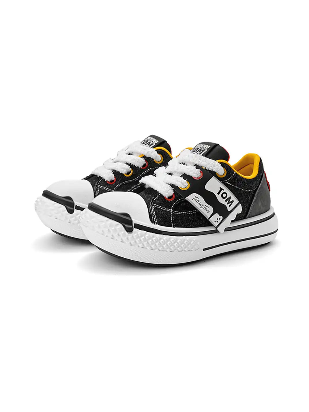 Cat Graphic Thick Sole Low Top Sneakers detail image 1