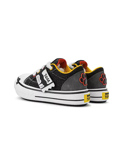 Cat Graphic Thick Sole Low Top Sneakers detail image 3