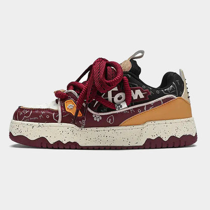 Bandana Graphic Chunky Casual Sneakers main product image