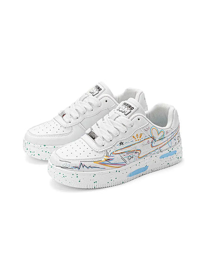 Graffiti Lightning Low Top Sneakers detail image 1